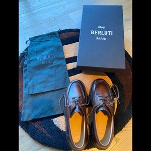 🥹SOLD🥹 BERLUTI Twist Venezia Leather Boat Shoes BRAND NEW US 9 (UK 8)